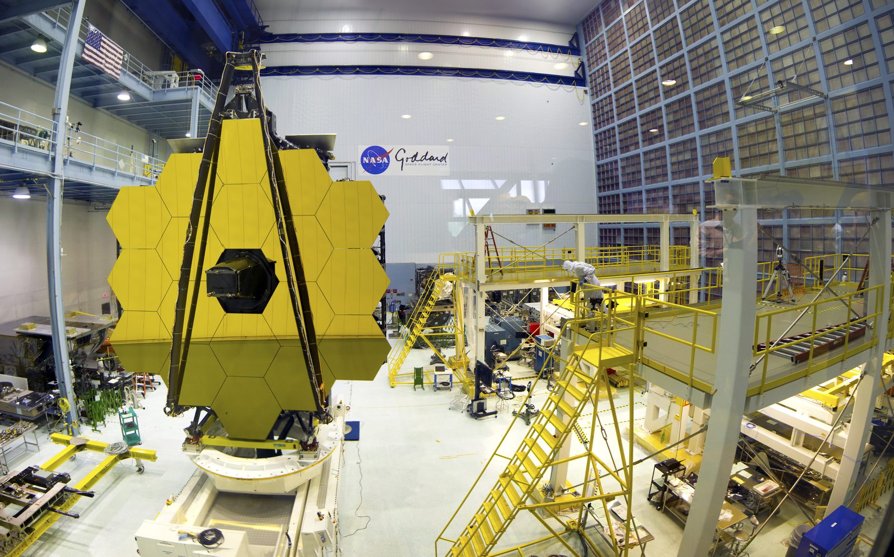 James Webb Space Telescope in the clean room